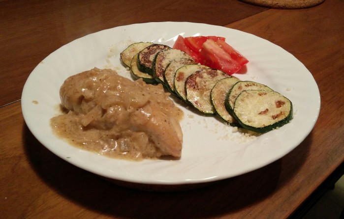 Chicken Breast with Cream Sauce 